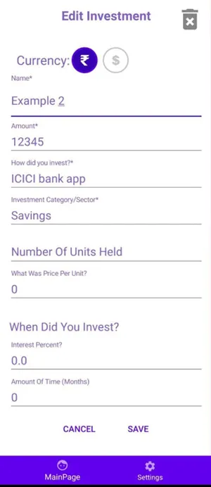 Plutus  Investment Tracker